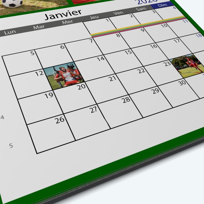 Calendrier PHOTO DATE