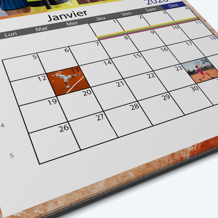 Calendrier PHOTO DATE