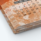 Calendrier photo une page - Papier épais rigide 400 g/m2
