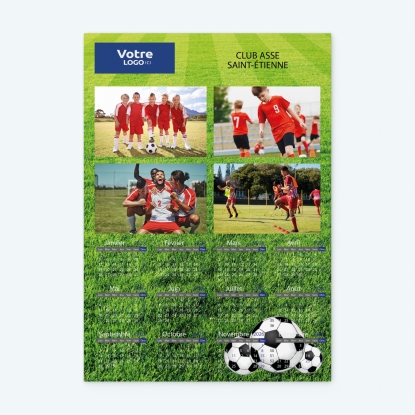 Calendrier photo une page