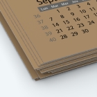 Calendrier photo une page XL - Papier épais rigide 400 g/m2