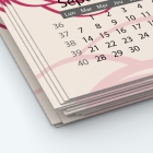 Calendrier photo une page XL - Papier épais rigide 400 g/m2