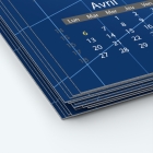 Calendrier photo deux pages - Papier épais rigide 400 g/m2