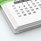 Calendrier photo une page - Papier épais rigide 400 g/m2