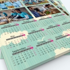 Calendrier photo une page - Grille calendaire personnalisable