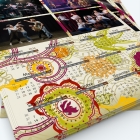 Calendrier photo une page XL - Grille calendaire personnalisable