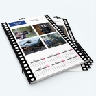 Calendrier photo deux pages - Minimum de commande : 25 exemplaires