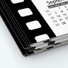 Calendrier photo une page XL - Papier épais rigide 400 g/m2