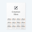 Calendrier photo une page