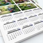 Calendrier photo une page - Grille calendaire personnalisable