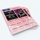 Calendrier photo une page - Minimum de commande : 25 exemplaires