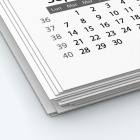 Calendrier photo une page - Papier épais rigide 400 g/m2