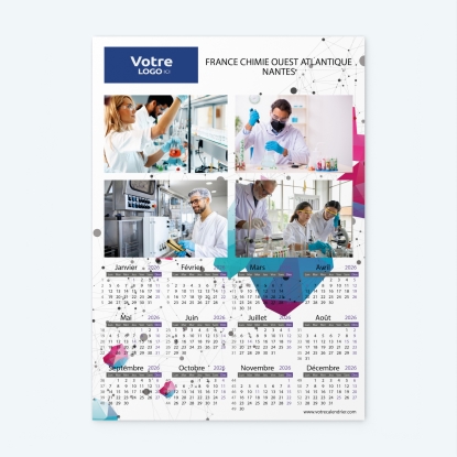 Calendrier photo une page