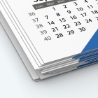 Calendrier photo une page - Papier épais rigide 400 g/m2