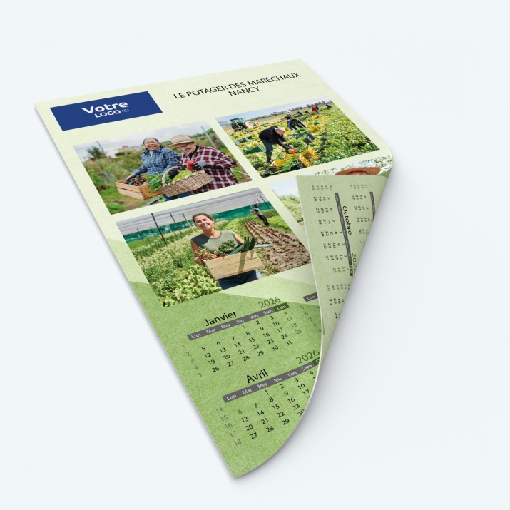 Calendrier photo deux pages - Impression recto/verso pour plus de photos