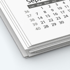 Calendrier photo une page XL - Papier épais rigide 400 g/m2