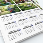 Calendrier photo une page XL - Grille calendaire personnalisable