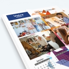 Calendrier photo une page XL - Nombre de photos, logos et texte illimité