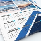 Calendrier photo une page XL - Grille calendaire personnalisable