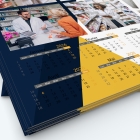 Calendrier photo deux pages XL - Grille calendaire personnalisable