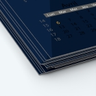 Calendrier photo deux pages XL - Papier épais rigide 400 g/m2