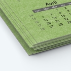 Calendrier photo deux pages XL - Papier épais rigide 400 g/m2