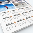 Calendrier photo une page - Grille calendaire personnalisable