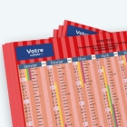 Calendrier de poche CLASSIC - Nombre de photos, logos et texte illimité