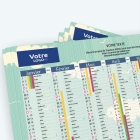 Calendrier de poche CLASSIC - Nombre de photos, logos et texte illimité