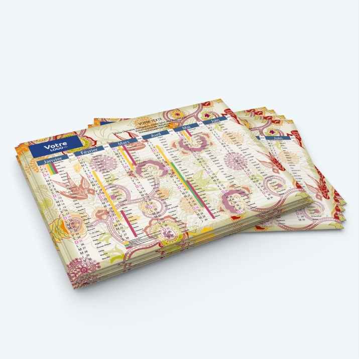 Calendrier de poche CLASSIC - Minimum de commande : 25 exemplaires