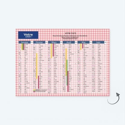 Calendrier de poche CLASSIC