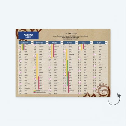 Calendrier de poche CLASSIC