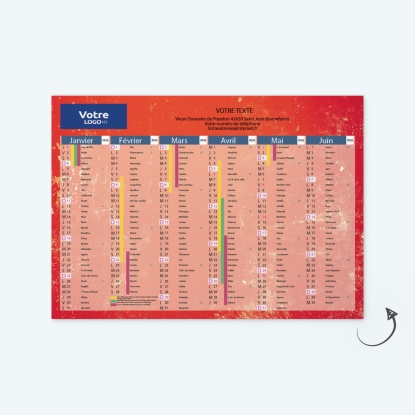 Calendrier de poche CLASSIC