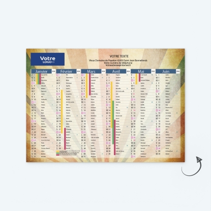 Calendrier de poche CLASSIC