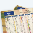 Calendrier de poche CLASSIC - Nombre de photos, logos et texte illimité