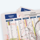 Calendrier de poche CLASSIC - Nombre de photos, logos et texte illimité