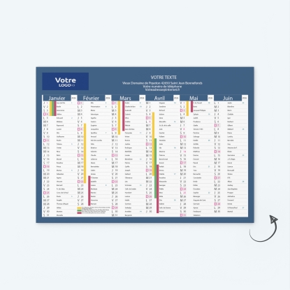 Calendrier de poche CLASSIC
