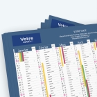 Calendrier de poche CLASSIC - Nombre de photos, logos et texte illimité