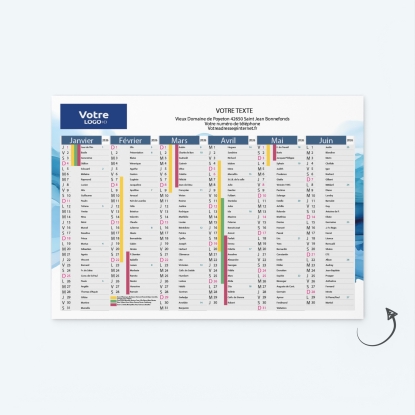 Calendrier de poche CLASSIC