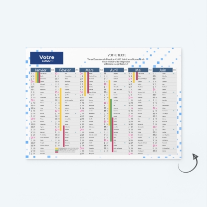Calendrier de poche CLASSIC