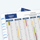 Calendrier de poche CLASSIC - Nombre de photos, logos et texte illimité