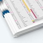 Calendrier de poche CLASSIC - Papier épais rigide 400 g/m2