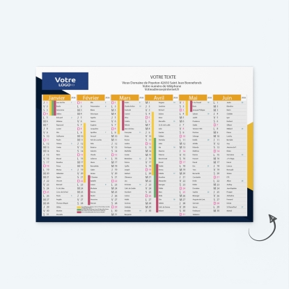 Calendrier de poche CLASSIC