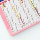 Calendrier de poche CLASSIC - Grille calendaire personnalisable