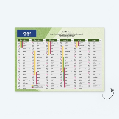 Calendrier de poche CLASSIC