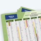 Calendrier de poche CLASSIC - Nombre de photos, logos et texte illimité