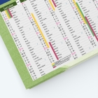 Calendrier de poche CLASSIC - Grille calendaire personnalisable