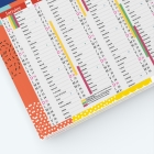Calendrier de poche CLASSIC - Grille calendaire personnalisable