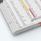 Calendrier de poche CLASSIC - Papier épais rigide 400 g/m2