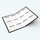 Calendrier de poche DOUBLE - Calendrier intérieur